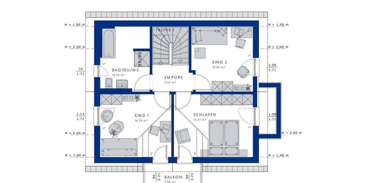 Einfamilienhaus Hamburg Poppenbüttel - 4 Zimmer, 135 m&sup2;, 788.600&euro; | Angebot:26867332