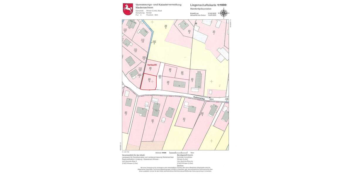 Grundstück zu verkaufen in Winsen (Luhe) 233.250 € 622 m² zimmer
