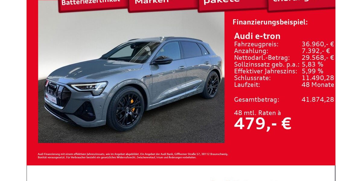 Audi e-tron 76.278 km 36.960 &euro; Hamburg 22419
