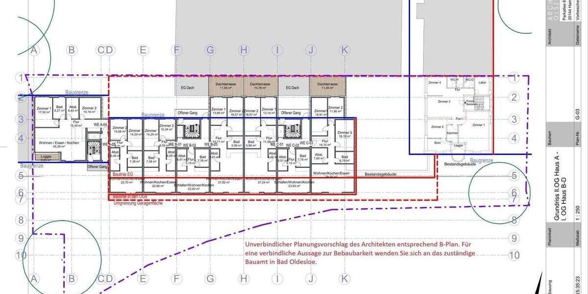 Paketangebot! Bauplatz für voraussichtlich ca. 2.687 m² Neubau-Wohnblock und bestehendes Zinshaus! zimmer
