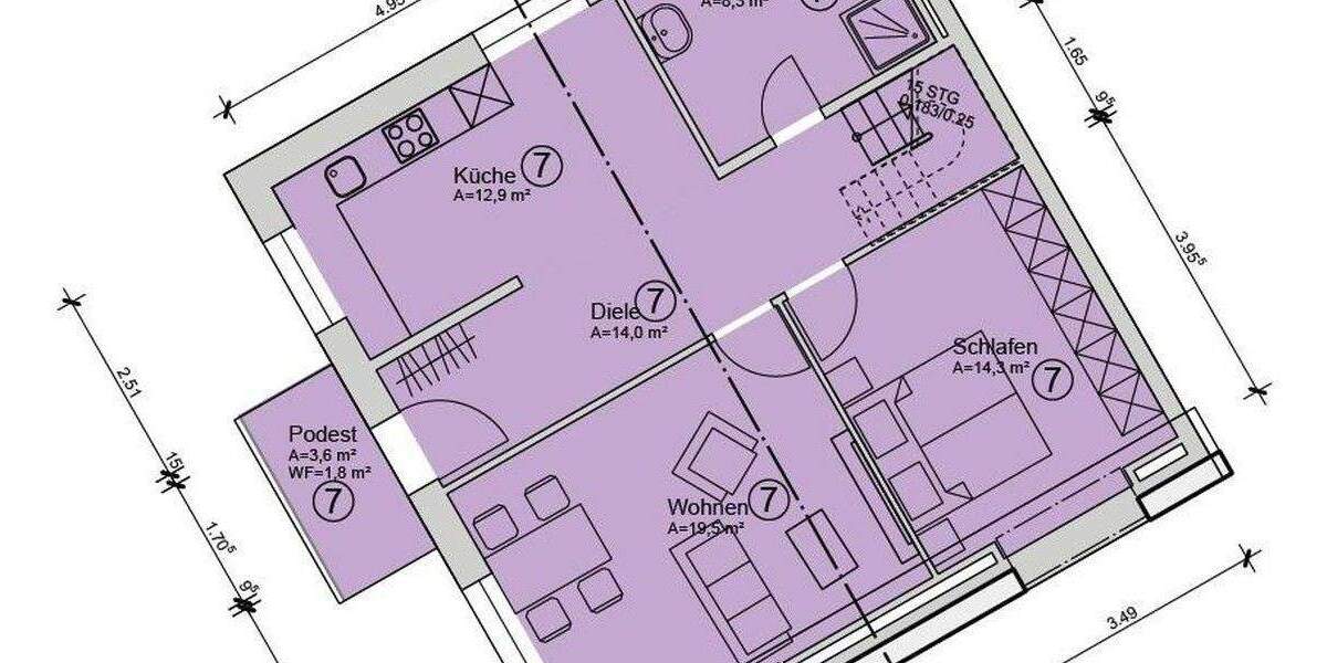 Doppelhaushälfte Pinneberg - 9 Zimmer, 200 m&sup2;, 574.000&euro; | Angebot:25613025