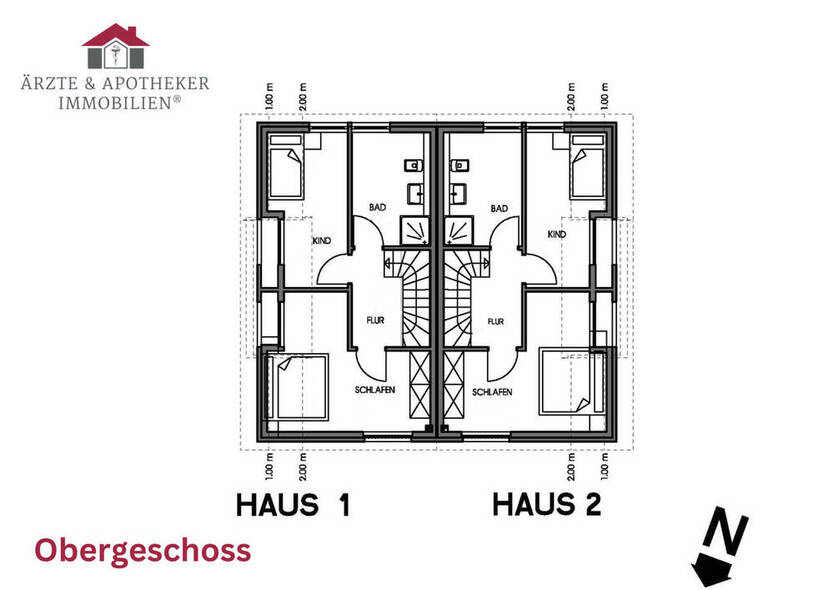 Sehr gefragte Lage! 2 Doppelhäuser, schlüsselfertige Übergabe
