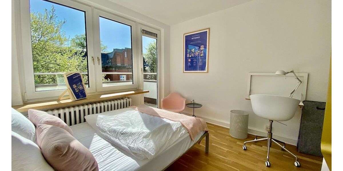 Wohnen auf Zeit in Hamburg 1.345 € 1 zimmer