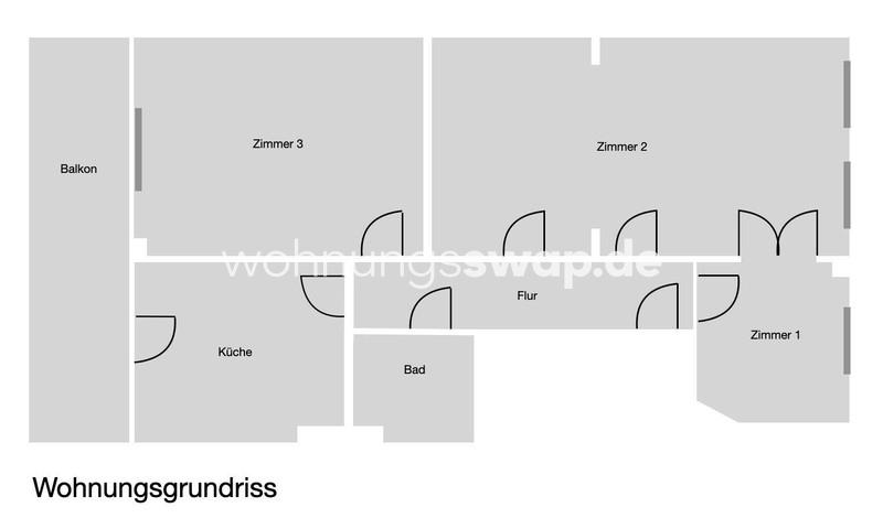 Wohnungsswap - 3 Zimmer, 88 m² - Bahnsteig Hauptbahnhof Nord, Hamburg-Mitte, Hamburg 3 zimmer