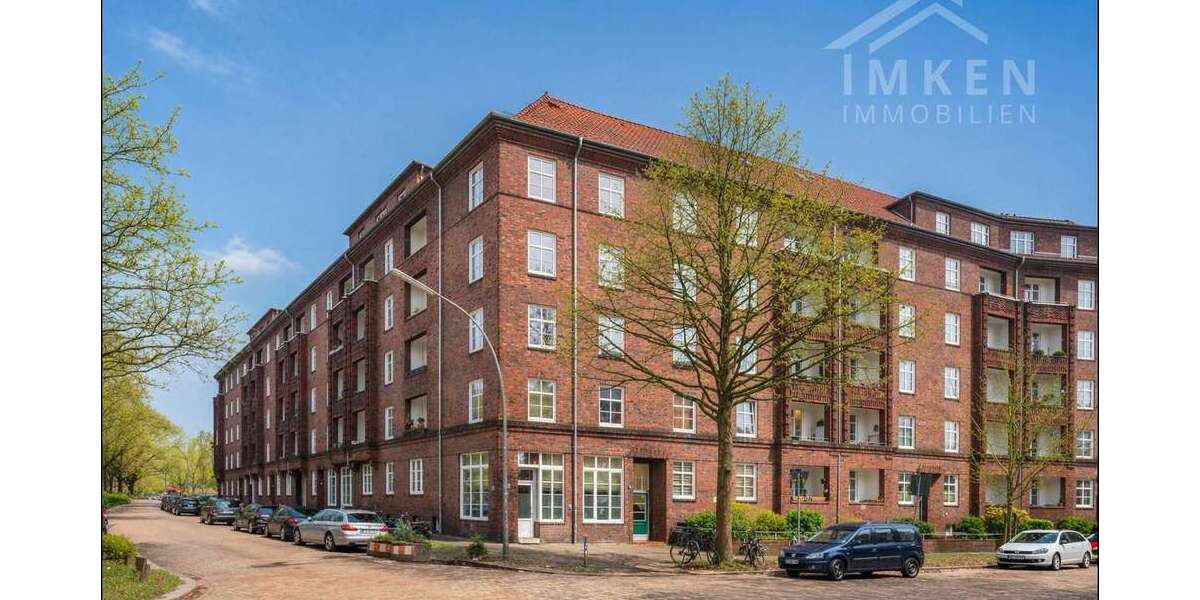 Etagenwohnung Hamburg Barmbek-Süd - 2 Zimmer, 54 m&sup2;, 348.000&euro; | Angebot:27125301