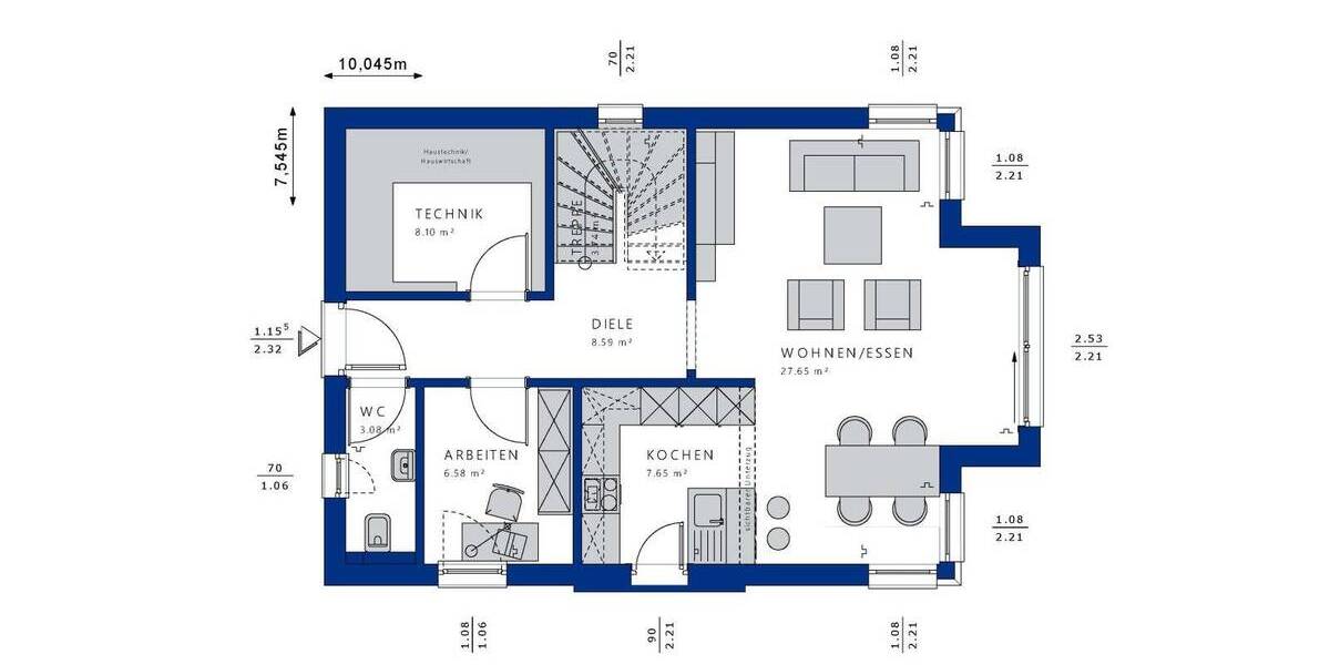 Einfamilienhaus Hamburg Eidelstedt - 5 Zimmer, 130 m&sup2;, 948.470&euro; | Angebot:26684051