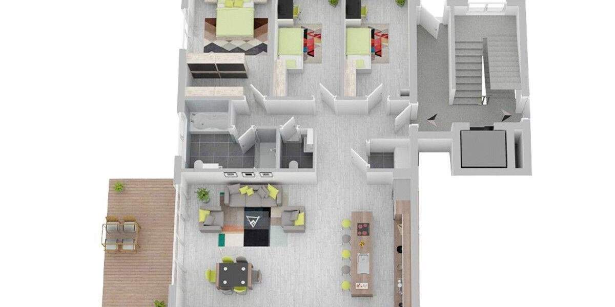 Etagenwohnung Ahrensburg - 4 Zimmer, 126 m&sup2;, 920.000&euro; | Angebot:25803000