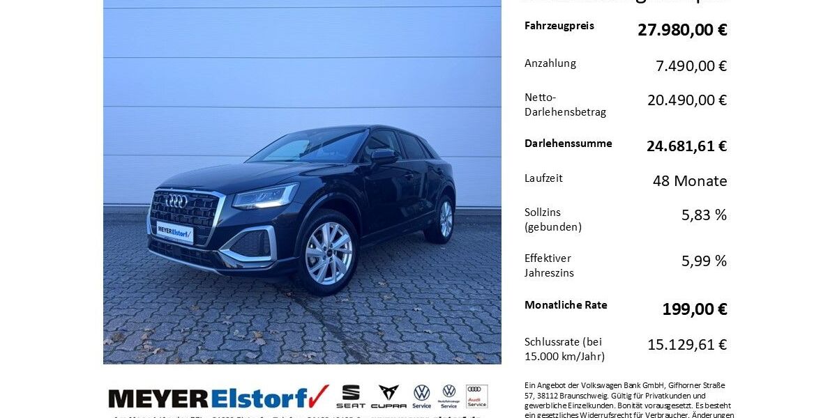 Audi Q2 19.700 km 27.490 &euro; Neu Wulmstorf 21629