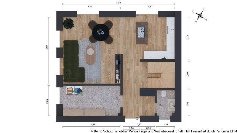 Doppelhaushälfte Hamburg Lurup - 4 Zimmer, 108 m&sup2;, 629.000&euro; | Angebot:25916671