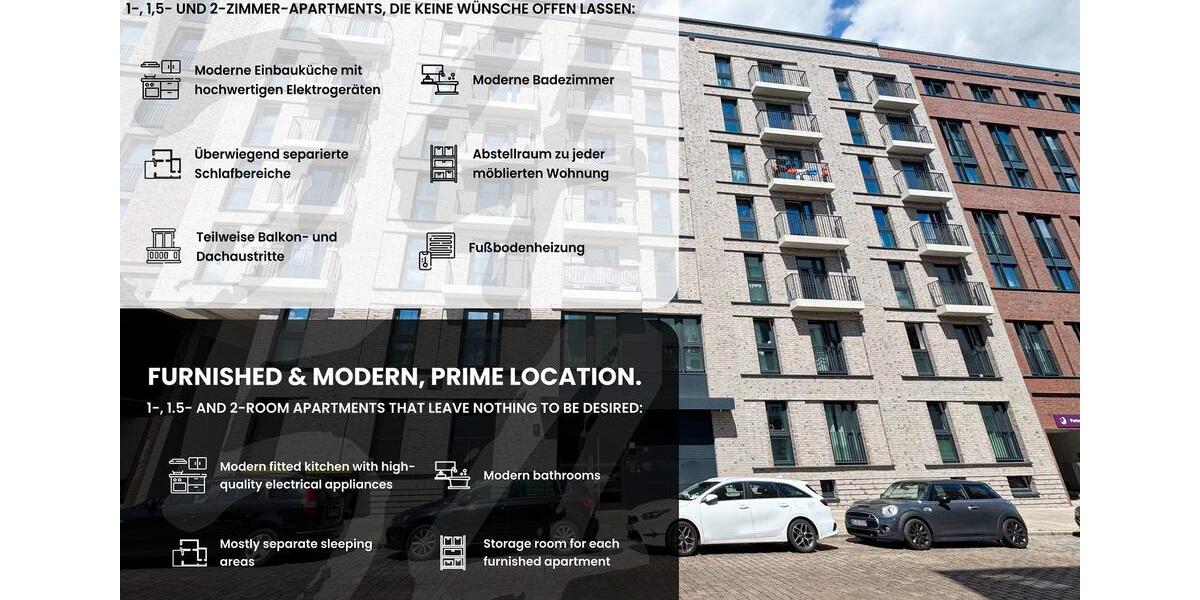 Etagenwohnung Hamburg Hamburg-Mitte - 1 Zimmer, 46 m&sup2;, 1.175&euro; | Angebot:21867142