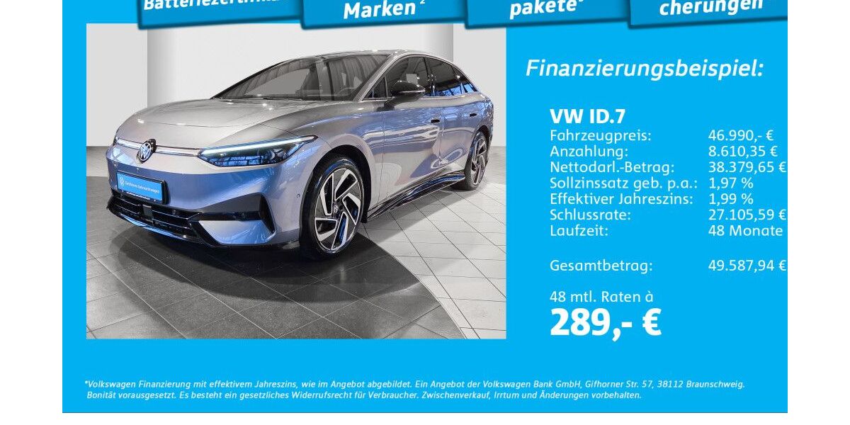 VW ID.7 9.828 km 46.990 &euro; Glinde 21509