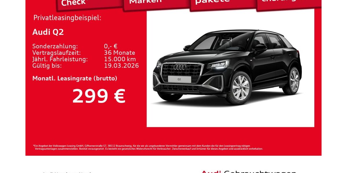 Audi Q2 26.839 km 30.370 &euro; Hamburg 22419
