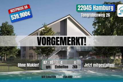 Wohnung Hamburg Tonndorf - 4 Zimmer, 539.900&euro; | Angebot:26797845