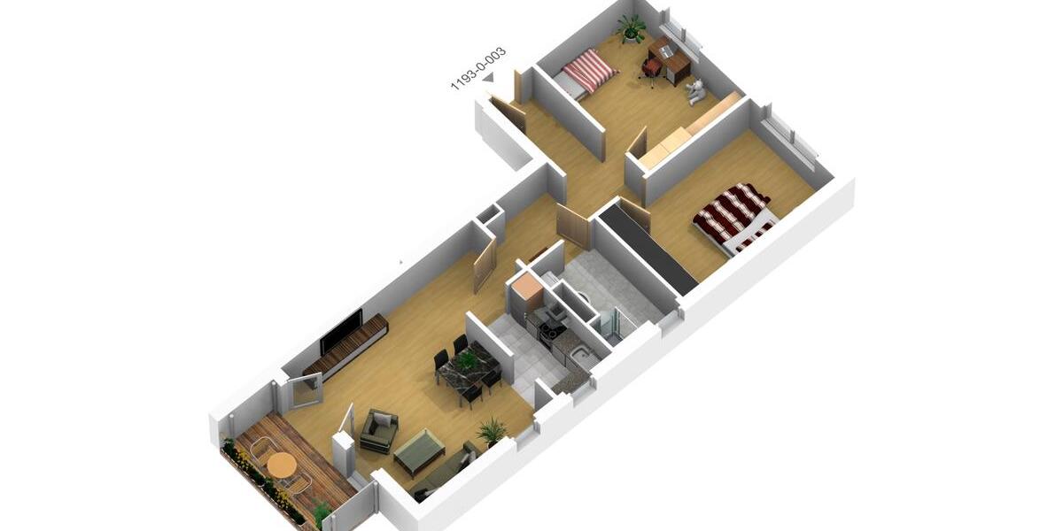 Erdgeschoßwohnung Geesthacht - 3 Zimmer, 83 m&sup2;, 956&euro; | Angebot:26675819
