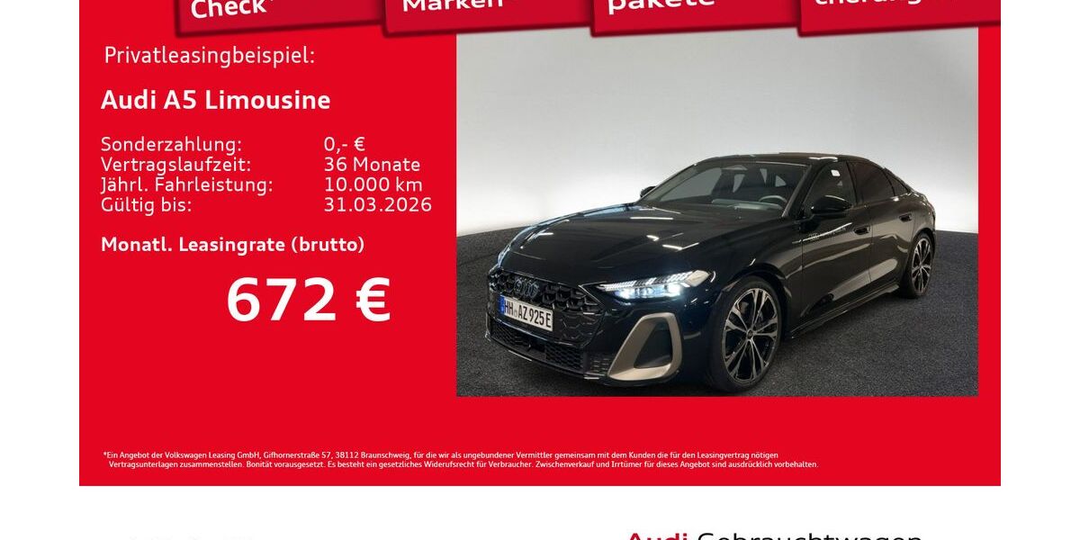 Audi A5 1.890 km 62.950 &euro; Hamburg 20537