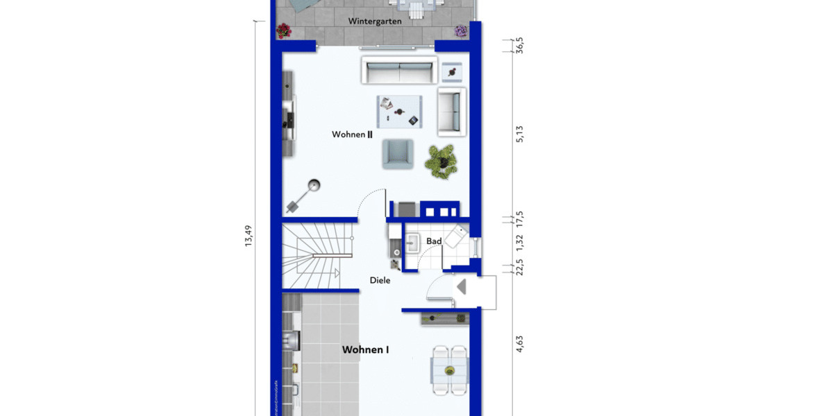 Doppelhaushälfte Halstenbek - 4 Zimmer, 120 m&sup2;, 469.000&euro; | Angebot:26863078