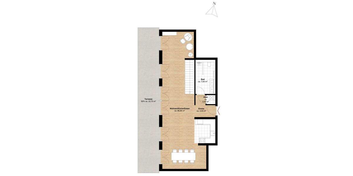 Etagenwohnung Hamburg Sasel - 4 Zimmer, 163 m&sup2;, 895.000&euro; | Angebot:25780373
