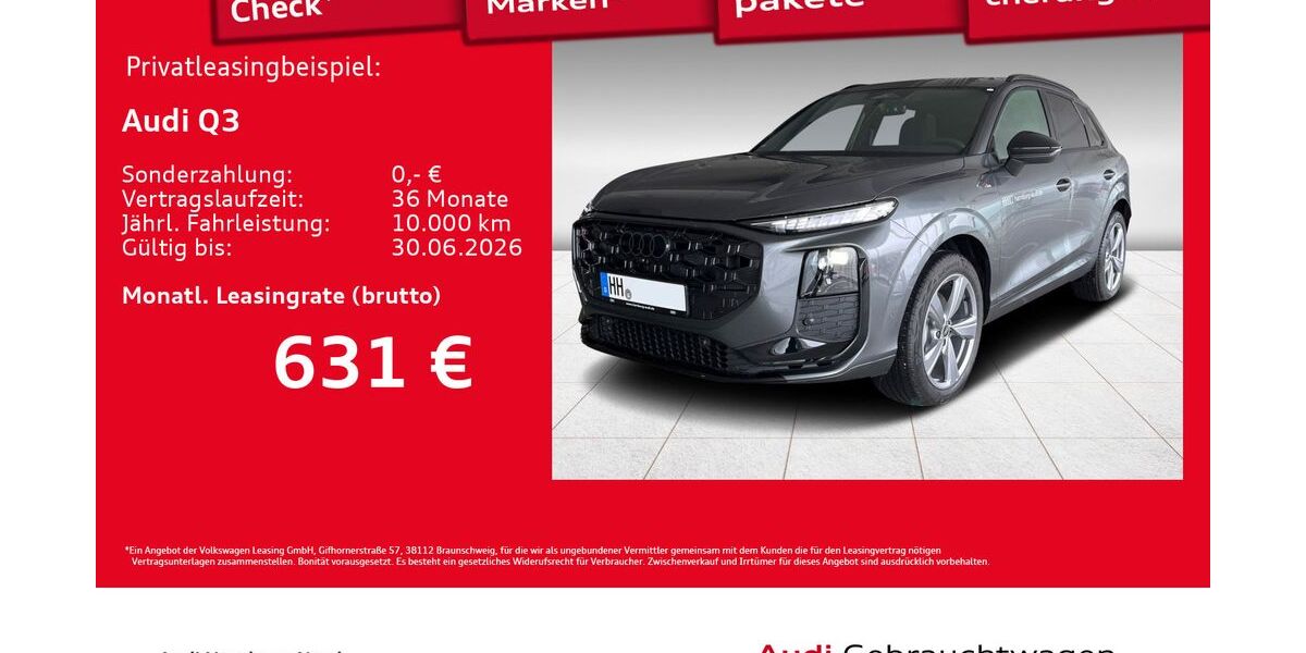Audi Q3 1.056 km 50.830 &euro; Hamburg 22419