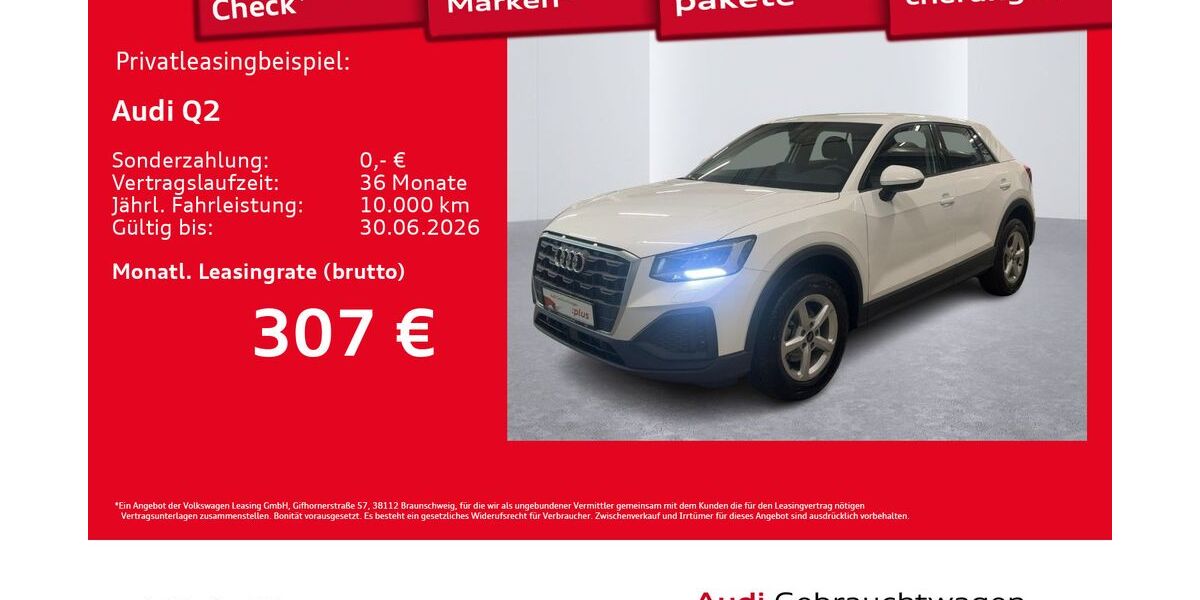Audi Q2 1.187 km 25.980 &euro; Hamburg 20537