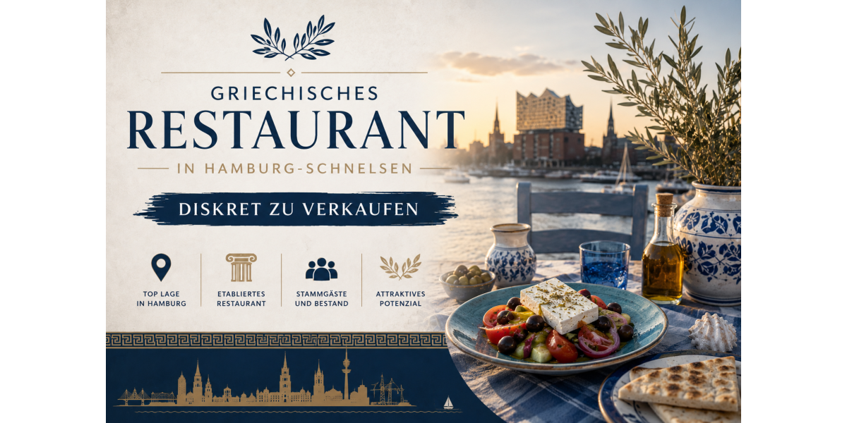 Griechisches Restaurant in Top-Lage in Hamburg-Schnelsen abzugeben! - Gewerbeobjekt Hamburg Schnelsen | Angebot:27413082