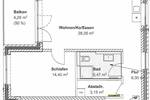 Etagenwohnung Winsen (Luhe) Winsen - 2 Zimmer, 62 m&sup2;, 930&euro; | Angebot:26833833