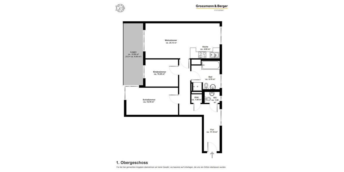 Etagenwohnung Hamburg Wilhelmsburg - 3 Zimmer, 90 m&sup2;, 469.000&euro; | Angebot:26201947