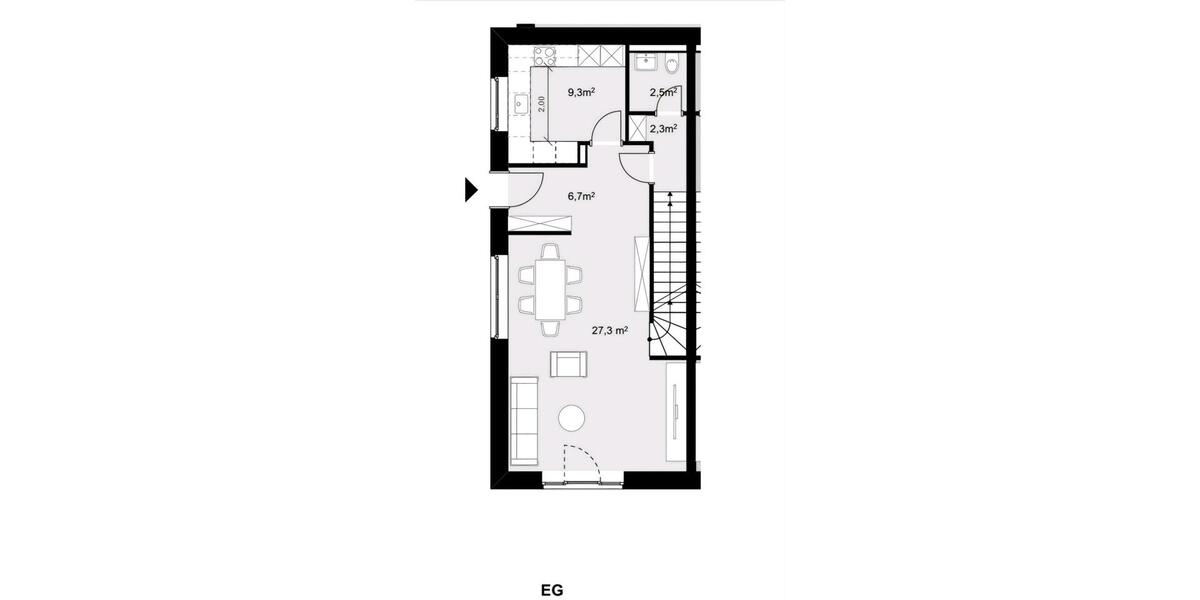 Doppelhaushälfte Norderstedt Garstedt - 6 Zimmer, 195 m&sup2;, 2.400&euro; | Angebot:26041605