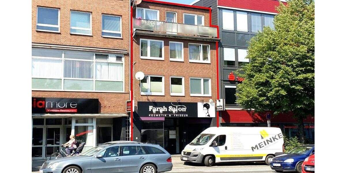 Eine echte Rarität: Wohn- Geschäftshaus in HH- Wandsbek zu verkaufen! 6 zimmer