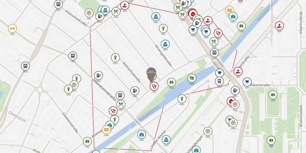 Etagenwohnung Hamburg Hoheluft-West - 2 Zimmer, 52 m&sup2;, 398.000&euro; | Angebot:26858953