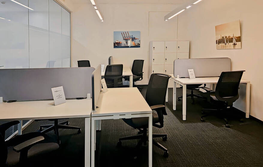 Coworking-Bereich in Regus Neuer Wall