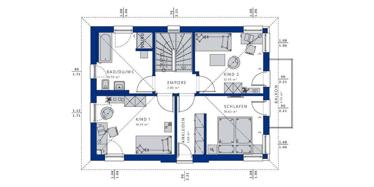 Einfamilienhaus Hamburg Eidelstedt - 5 Zimmer, 130 m&sup2;, 948.470&euro; | Angebot:26684051