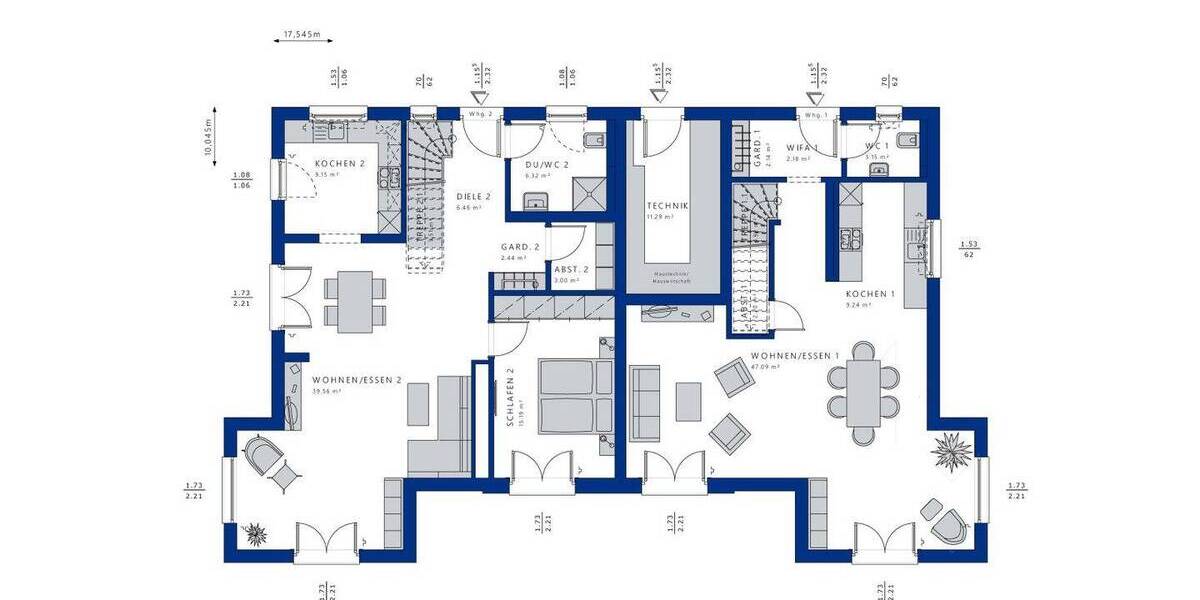 Mehrfamilienhaus, Wohnhaus Hamburg Wohldorf-Ohlstedt - 9 Zimmer, 304 m&sup2;, 2.045.400&euro; | Angebot:26730894