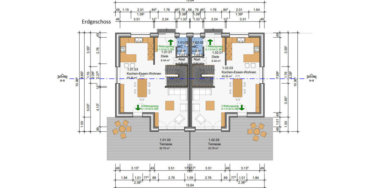 Doppelhaushälfte Hamburg / Lemsahl-Mellingstedt Lemsahl-Mellingstedt - 5 Zimmer, 164 m&sup2;, 1.249.000&euro; | Angebot:26092518