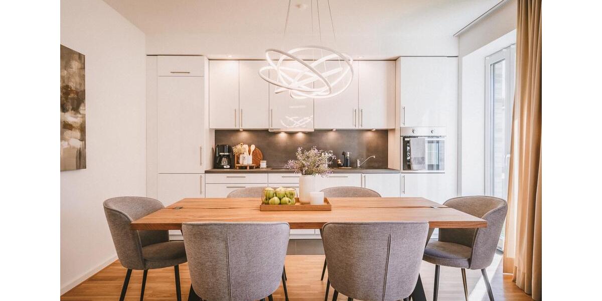 Vollmöblierte moderne 3-Zimmer Neubauwohnung mit Terrasse 3 zimmer