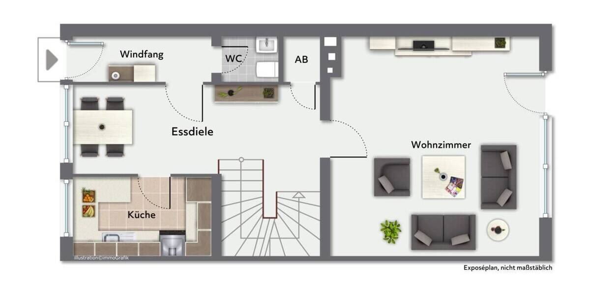 Reihenmittelhaus Henstedt-Ulzburg Ulzburg - 5 Zimmer, 109 m&sup2;, 285.000&euro; | Angebot:26160683