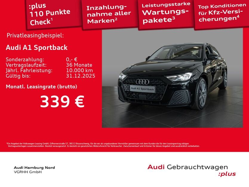 Audi A1 1.890 km 25.290 € Hamburg 22419