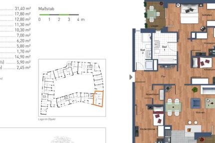5-Zimmer Wohnung Courtagefrei in Hamburg-Wilhelmsburg 5 zimmer