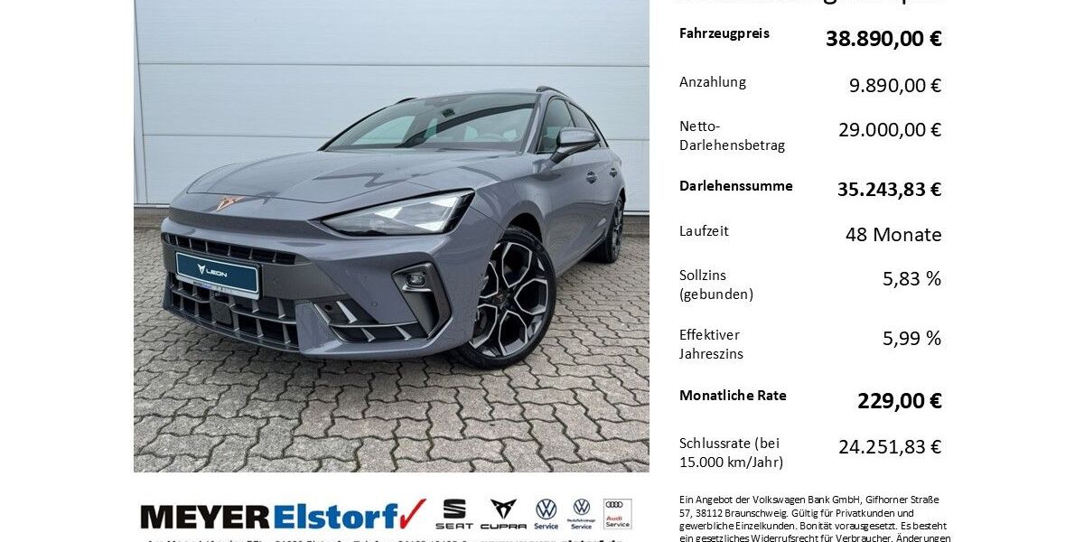 Cupra Leon 2.500 km 38.890 &euro; Neu Wulmstorf 21629