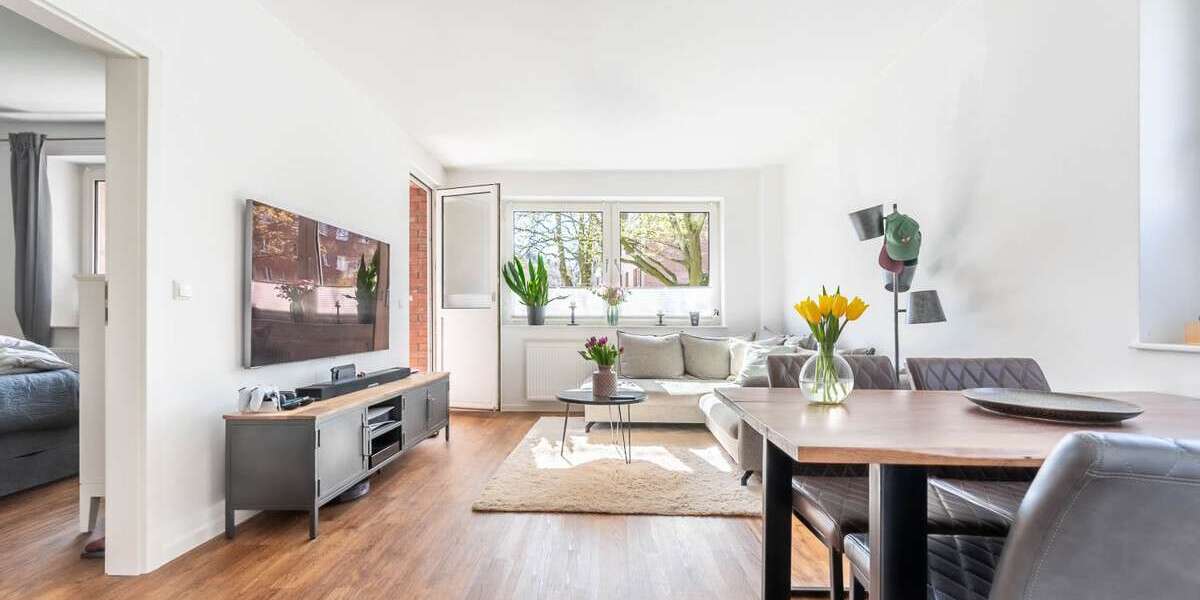 Etagenwohnung Hamburg Barmbek-Nord - 2 Zimmer, 54 m&sup2;, 289.000&euro; | Angebot:26219079