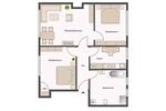 Etagenwohnung Hamburg Wandsbek - 3 Zimmer, 85 m&sup2;, 1.490&euro; | Angebot:26615198