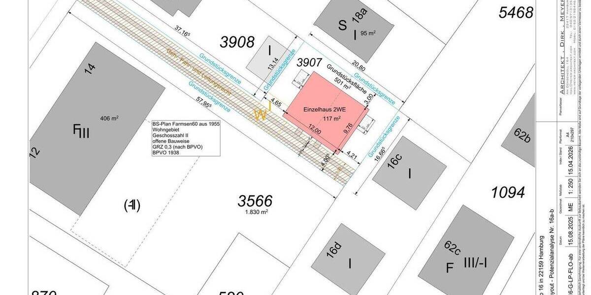 Grundstück Hamburg / Farmsen-Berne Farmsen-Berne - 399.000&euro; | Angebot:26274007