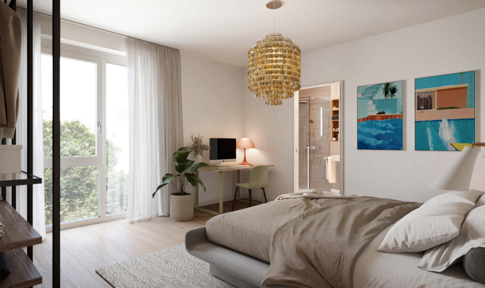 Etagenwohnung Hamburg Stellingen - 1 Zimmer, 55 m&sup2;, 1.430&euro; | Angebot:25862343