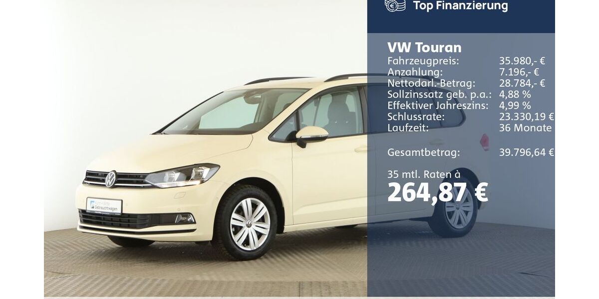 VW Touran 1.500 km 35.980 &euro; Jesteburg 21266