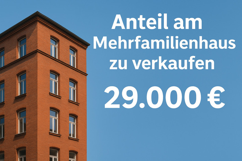 Beteiligung an Mehrfamilienhaus: 1von 22 Anteilen à 29.000 € frei