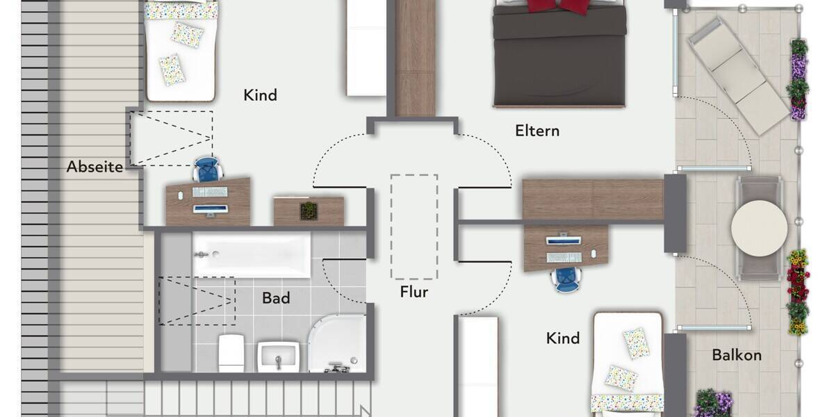 Doppelhaushälfte Hamburg Langenhorn - 4 Zimmer, 100 m&sup2;, 429.000&euro; | Angebot:25700593