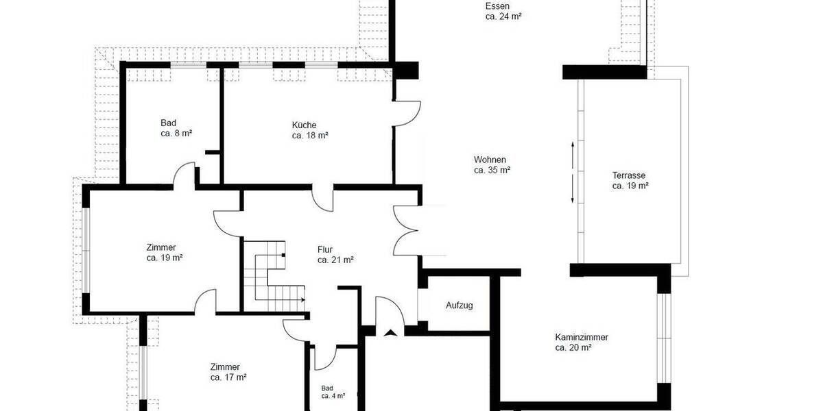 Etagenwohnung Hamburg / Wellingsbüttel Wellingsbüttel - 4 Zimmer, 201 m&sup2;, 1.390.000&euro; | Angebot:26672491