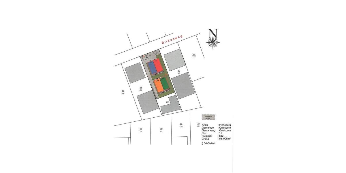 Doppelhaushälfte Quickborn - 5 Zimmer, 127 m&sup2;, 2.090&euro; | Angebot:25734072