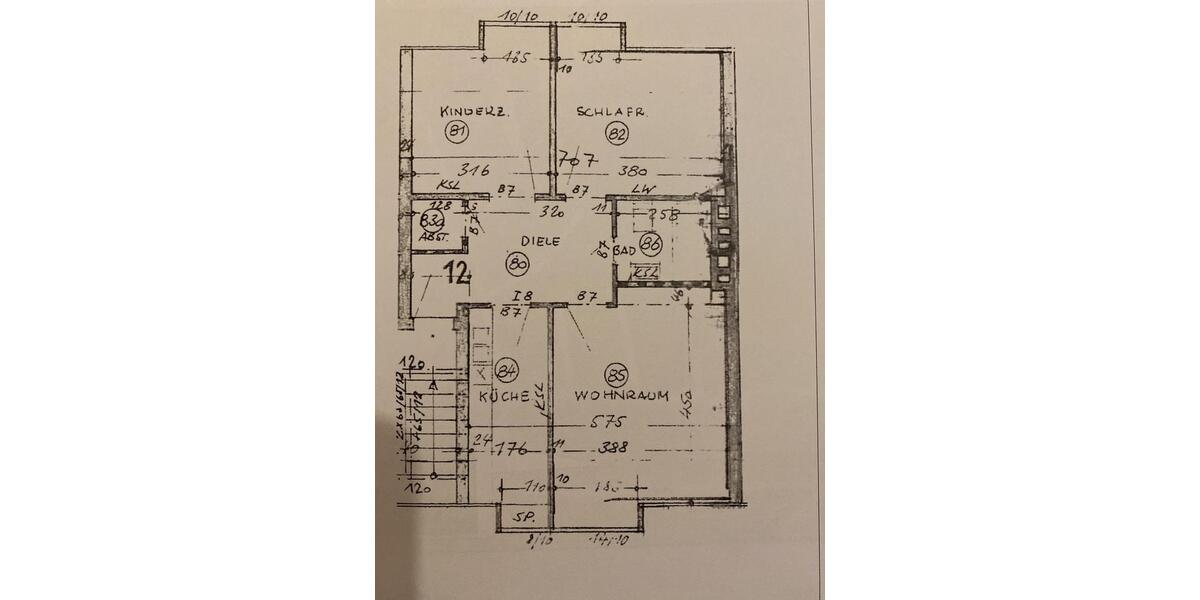 helle 3-Zimmerwohnung mit praktischem Grundriss 3 zimmer