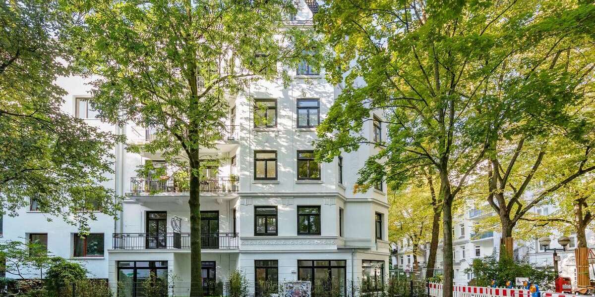 Etagenwohnung Hamburg Winterhude - 2 Zimmer, 44 m&sup2;, 399.000&euro; | Angebot:26399612
