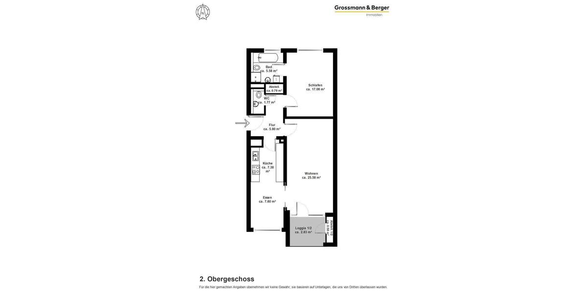 Etagenwohnung Hamburg Lohbrügge - 2 Zimmer, 75 m&sup2;, 275.000&euro; | Angebot:25662621